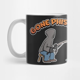 Gone Phishing Hacking Computer Hacker Gift Mug